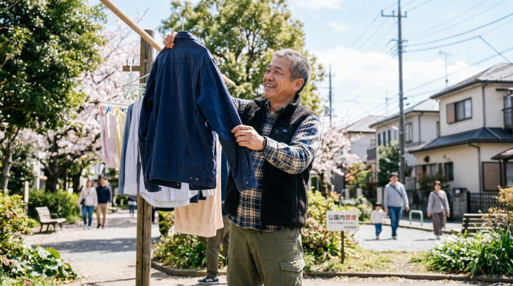 照明環境・洗濯後の色変化を事前に確認しておく