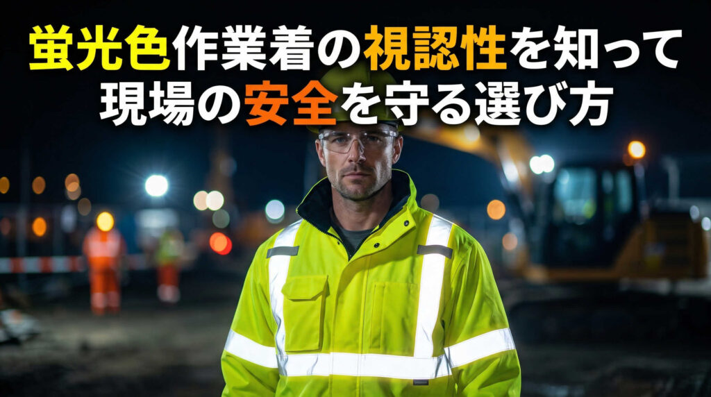 蛍光色作業着の視認性を知って現場の安全を守る選び方