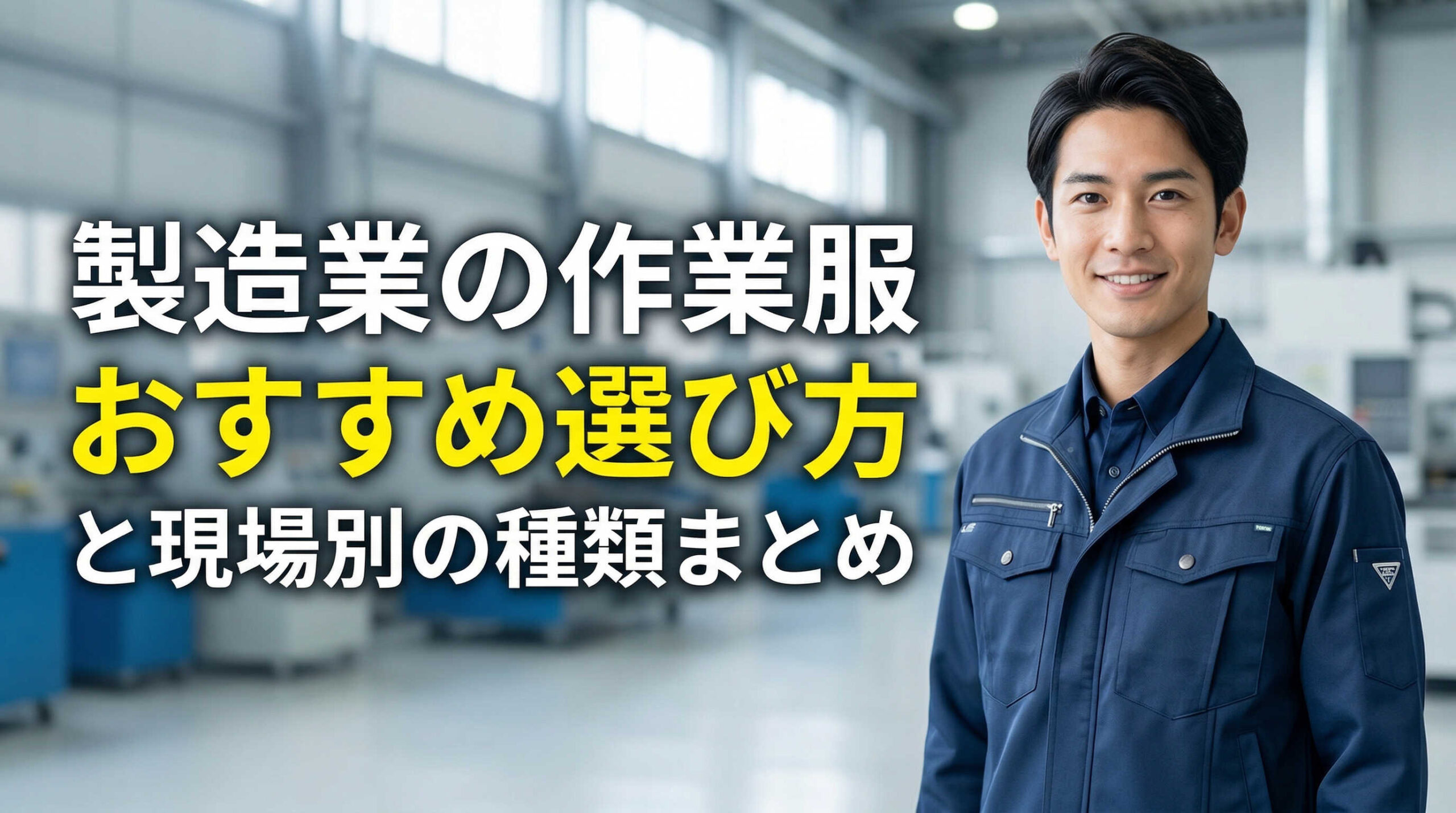 製造業の作業服おすすめ選び方と現場別の種類まとめ