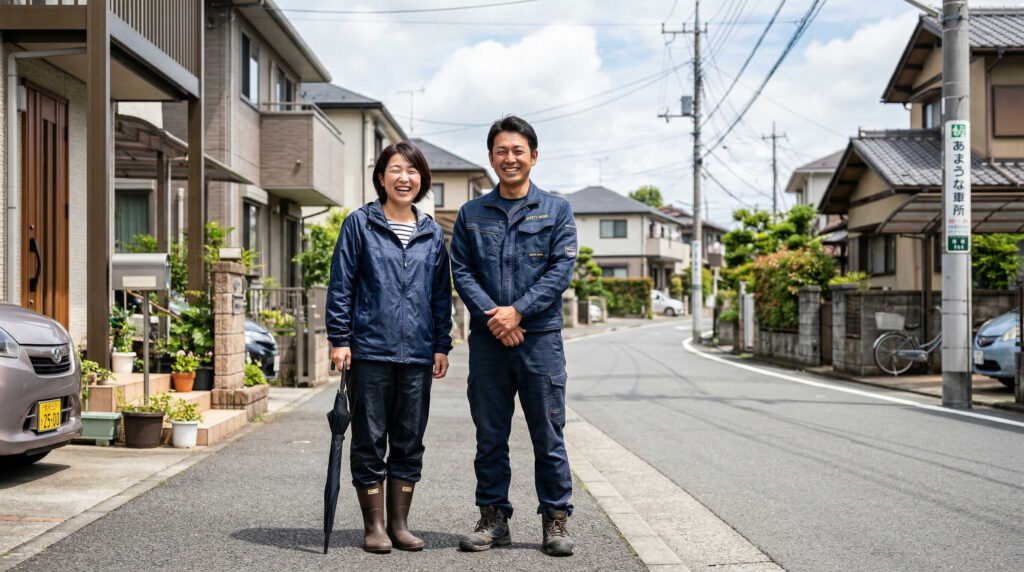 雨天作業におすすめの作業着の種類
