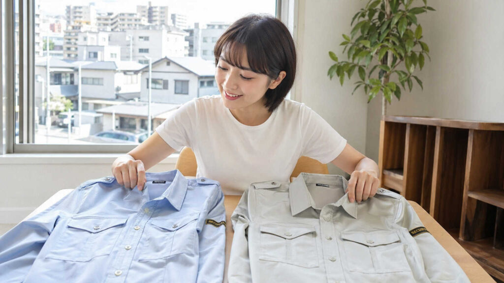 夏用警備員制服を選ぶときの3つのポイント