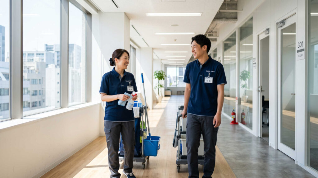 清掃業のユニフォームは「機能性・清潔感・会社のブランディング」が選ぶ際の3つのポイント