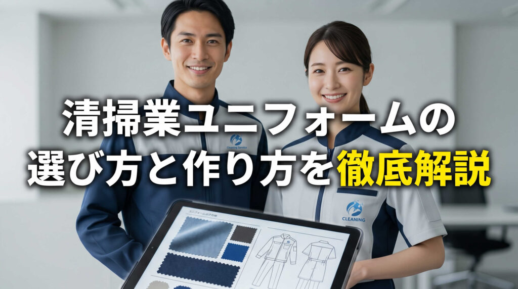 清掃業ユニフォームの選び方と作り方を徹底解説