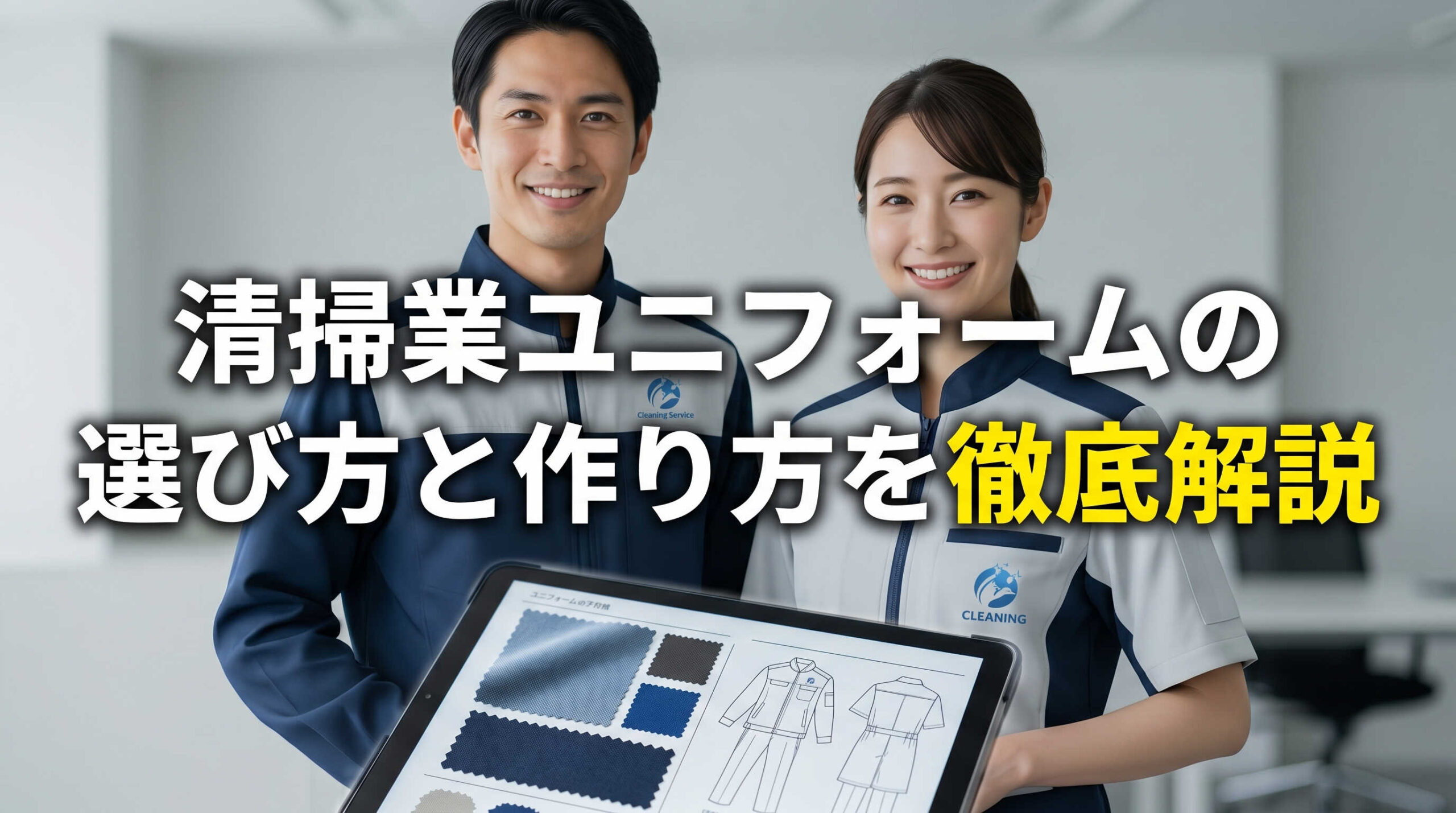 清掃業ユニフォームの選び方と作り方を徹底解説