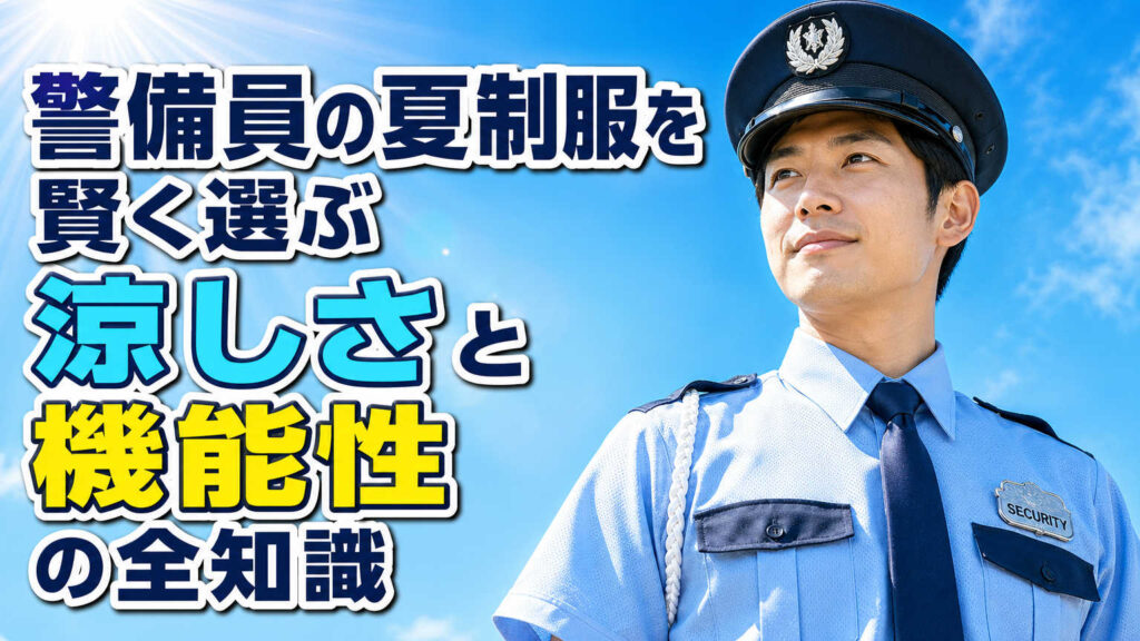 警備員の夏制服を賢く選ぶ涼しさと機能性の全知識