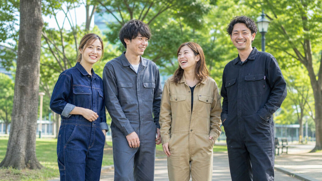 タイプ別｜おしゃれなつなぎ作業服の種類