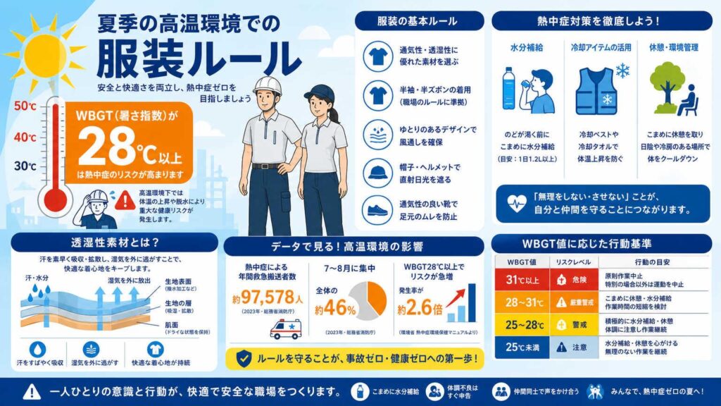 夏季・高温環境での服装ルール運用のポイント