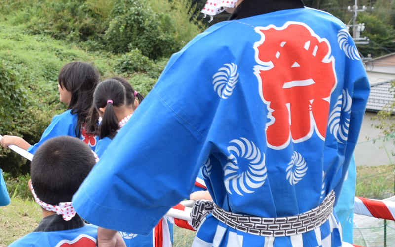 お祭りやイベントで活躍する袢天