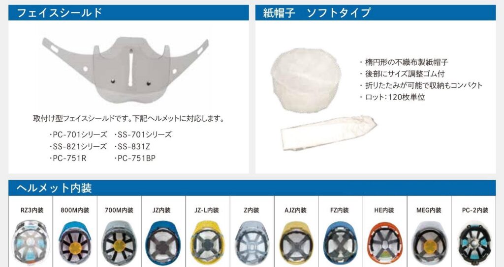 ヘルメット関連用品