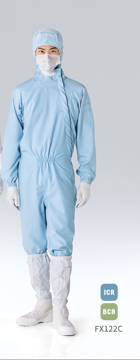 FX122C 新・着用快適防塵服（フード一体ツナギ服）