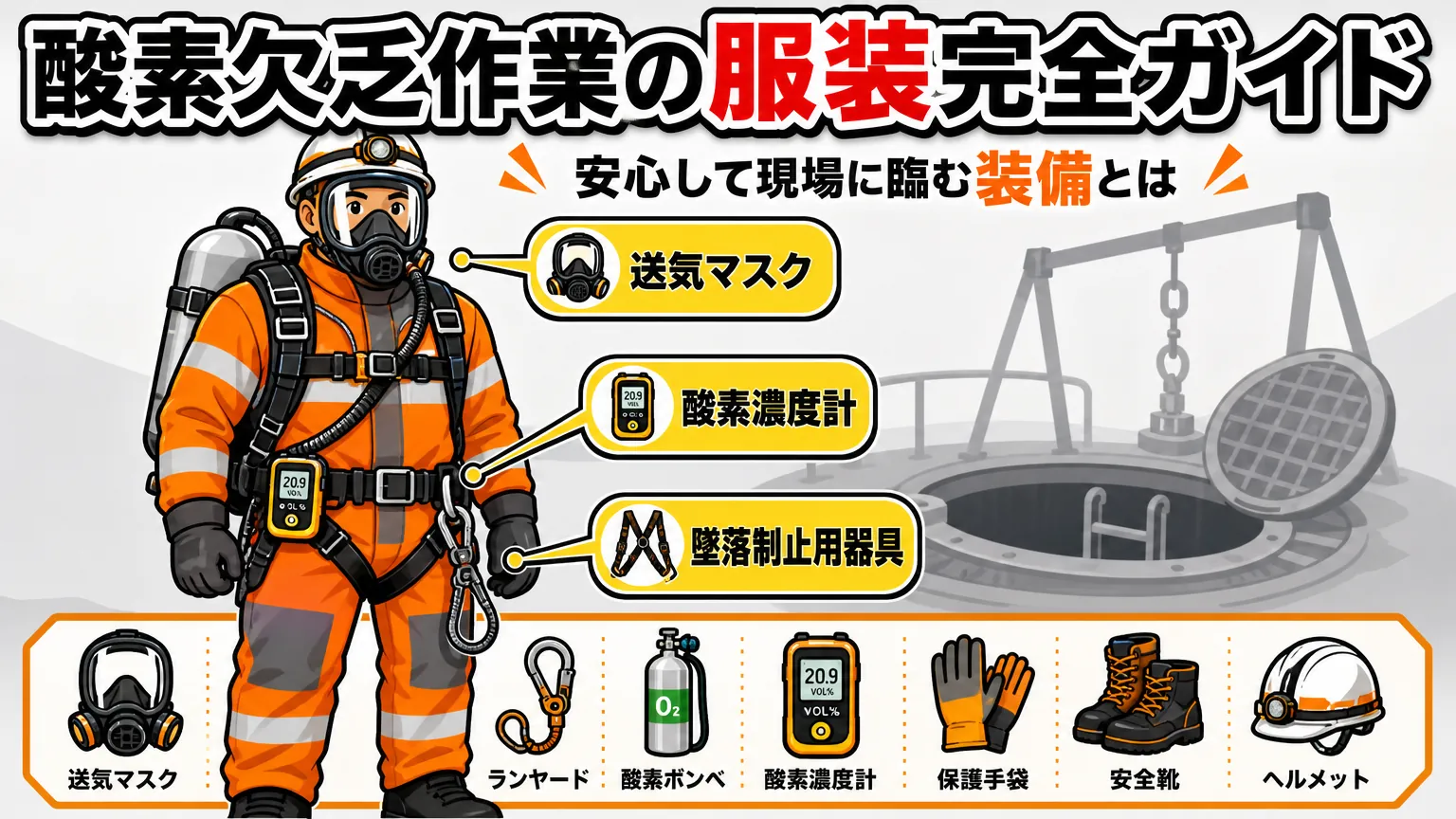 酸素欠乏作業の服装完全ガイド安心して現場に臨む装備とは